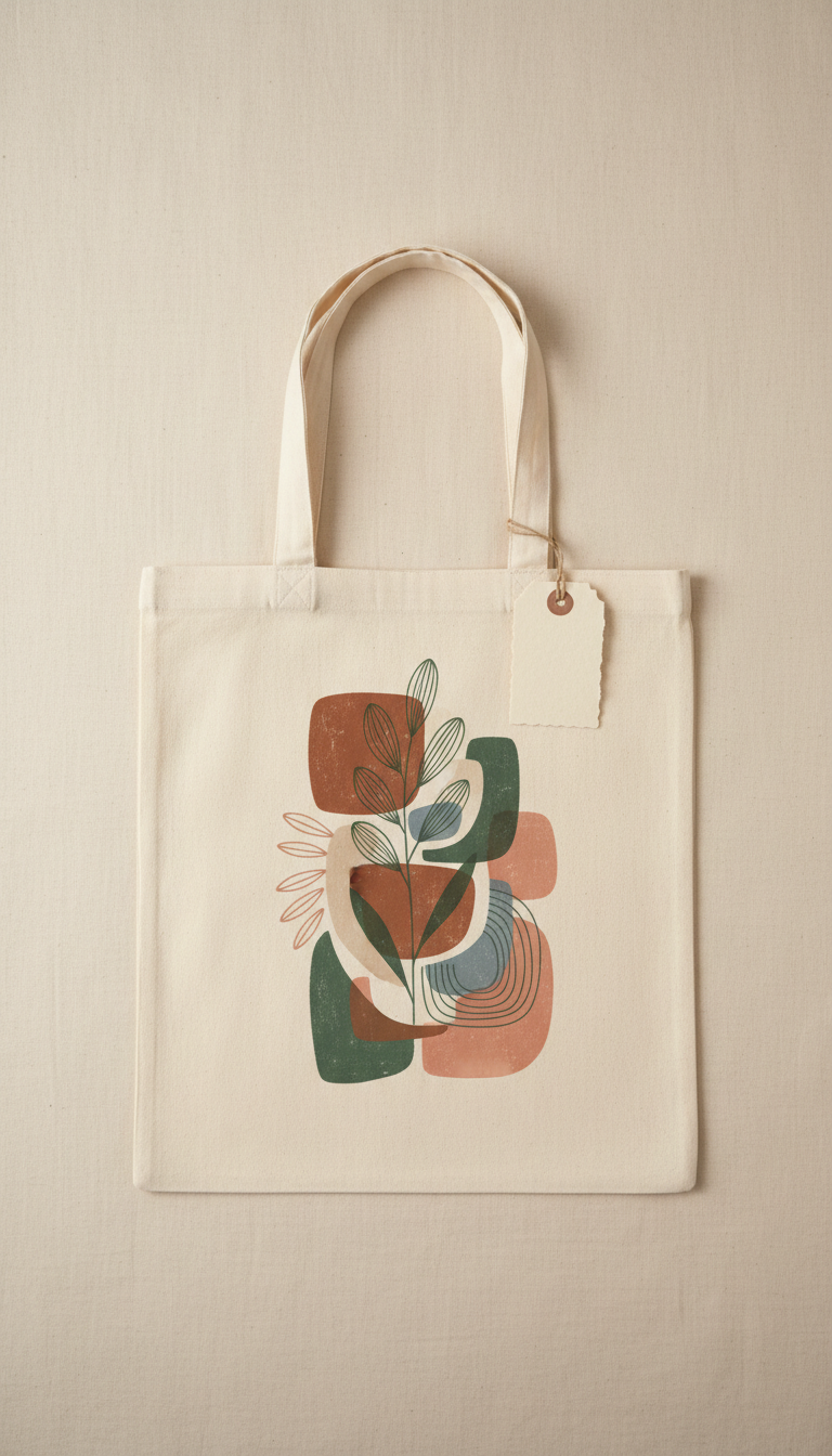 Canvas Tote with Gallery Tag
