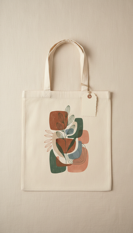 Canvas Tote with Gallery Tag