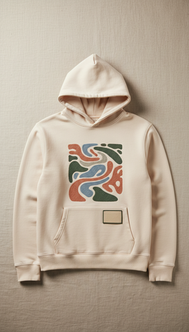Cotton Hoodie with Event Graphic