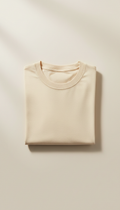 Cotton tee with minimalist branding