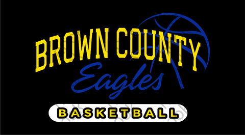 Brown County Basketball Long Sleeve Tee