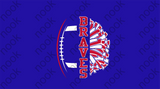 Braves Football & Cheer Long Sleeve Tee