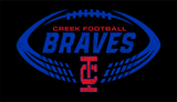Creek Football Braves Long Sleeve Tee