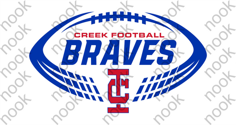 Creek Football Braves Long Sleeve Tee