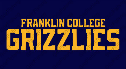 Franklin College Griz Fishing Crewneck Sweatshirt