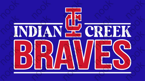 IC Indian Creek Braves Hooded Sweatshirt