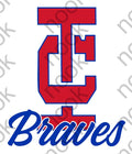 IC Braves Tri-Blend or Performance Wear Short Sleeve Tee