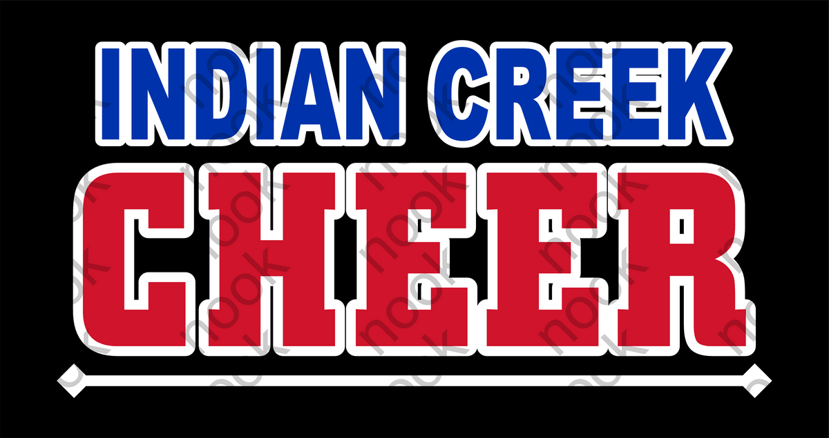 IC Cheer GLITTER!! Hooded Sweatshirt