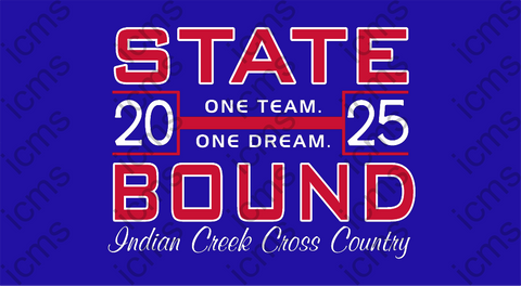 ICMS 2025 XC State Team Tee