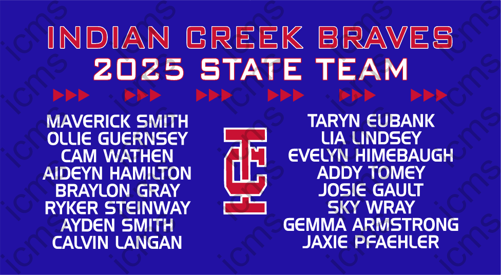ICMS 2025 XC State Team Tee
