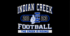 The Creek is Rising Football Short Sleeve Tee