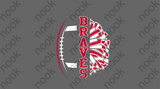 Braves Football & Cheer Crewneck Sweatshirt