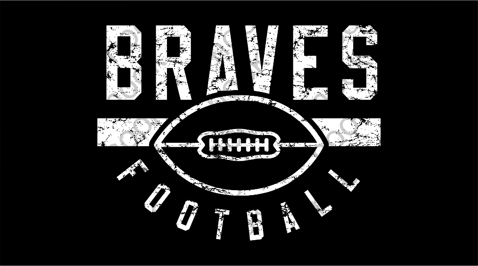 Braves Football Crewneck Sweatshirt