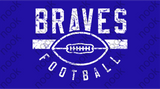 Braves Football Crewneck Sweatshirt