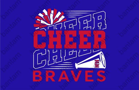 Braves Cheer Crewneck Sweatshirt