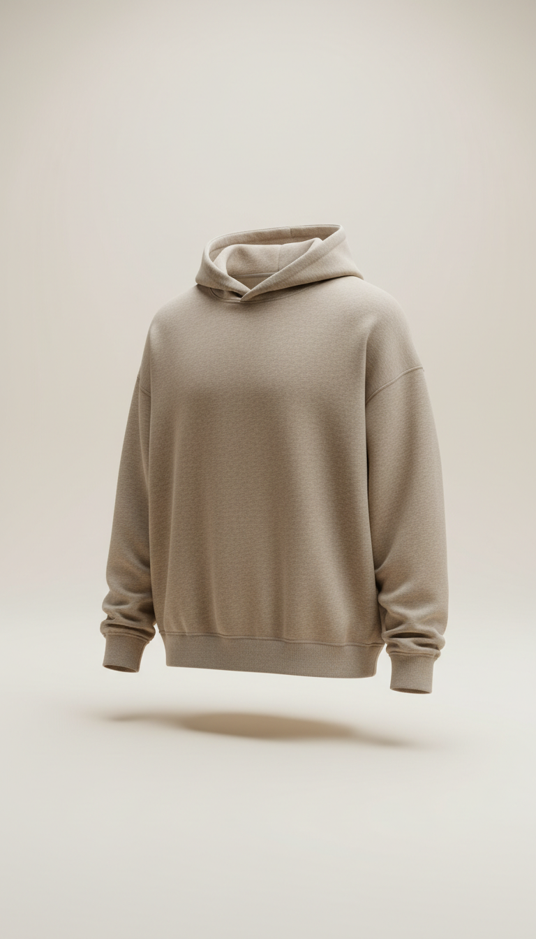 Relaxed-fit hoodie with subtle logo