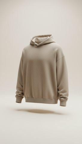 Relaxed-fit hoodie with subtle logo