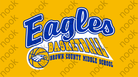 Brown County MS Basketball Team Crewneck (Adult sizes only)