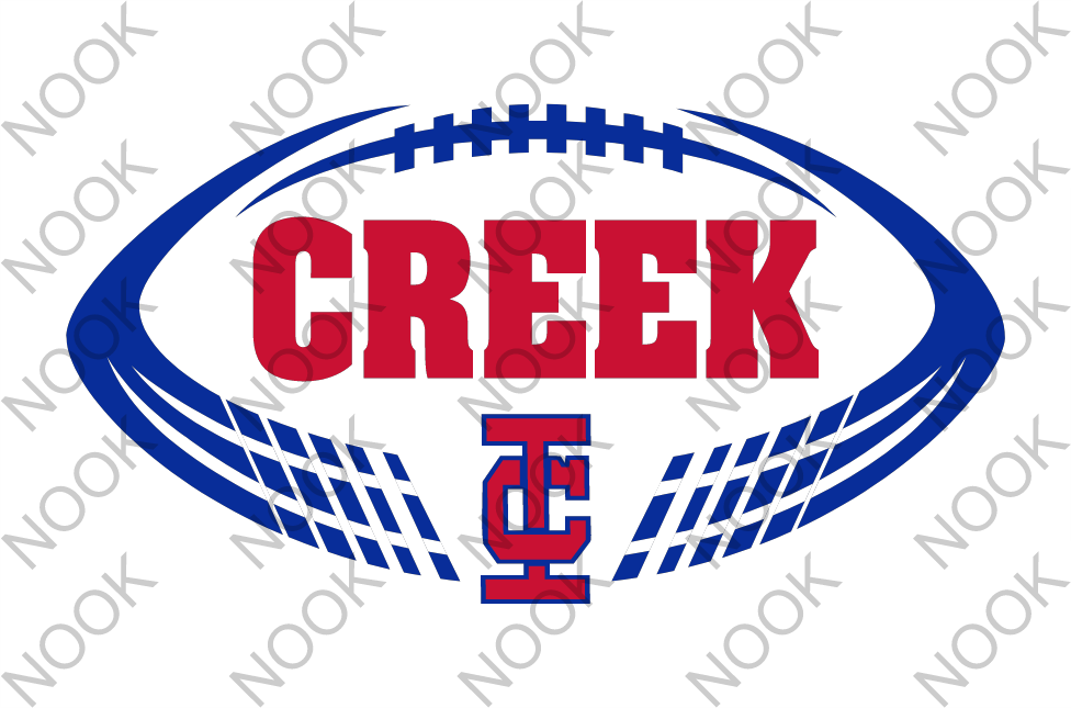 Creek Logo Football WOMENS TANK