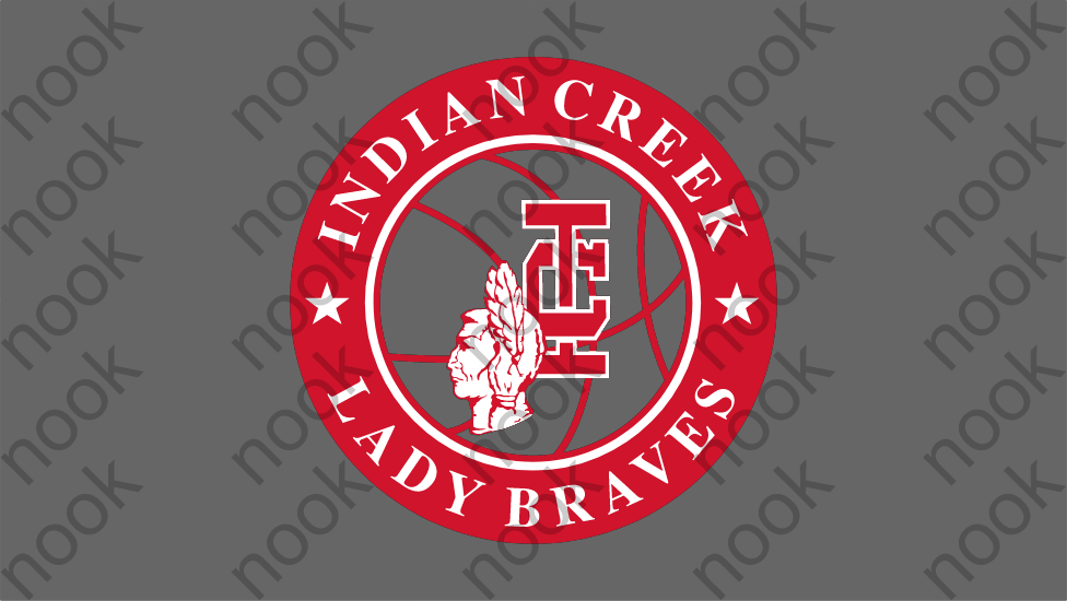 Indian Creek Lady Braves Basketball Hooded Sweatshirt