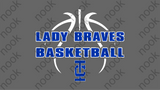 IC Lady Braves Tri-Blend or Performance Wear Short Sleeve Tee