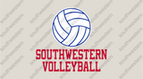 Southwestern Volleyball Embroidered 1/4 Zip