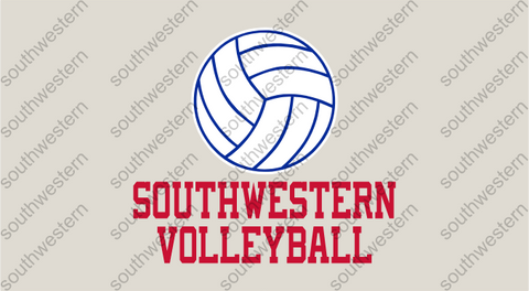 Southwestern Volleyball Embroidered 1/4 Zip