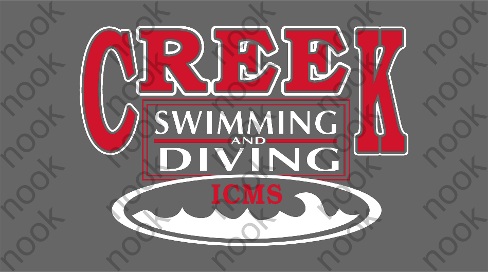 ICMS Team Swimming & Diving Long Sleeve Tee-Performance Wear