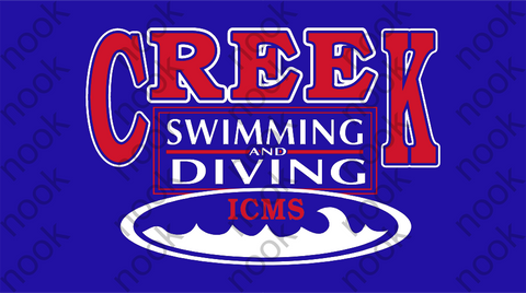 ICMS Team Swimming & Diving Tee-Performance Wear