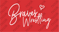 Braves Wrestling Heart Ladies Tee