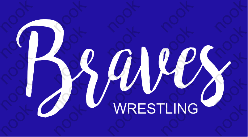 Braves Wrestling Zen Vintage Hoodie