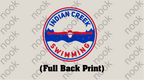 The Creek Swimming Short Sleeve with Butterfly Swimmer on back