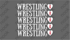 IC LOVE Wrestling Zen Vintage Hoodie